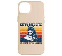 Kitty Biscuits We Knead You Need Em Retro Cat Mujeres Hombres Niños Carcasa para iPhone 14 Plus