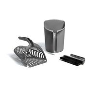 Kitty City CM-10161 - Almohadilla corrugada para rascar para gatos, pala de arena antiadherente para gatos, kit de caja de arena para gatos, CM-10161