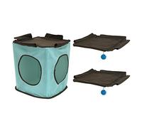 Kitty City Cubo y Plataformas (reemplazo Textil), Rojo, 15.5 x 15.5 x 16 Pulgadas