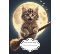 Kitty Composition Notebook: Graph Paper Notebook, 4x4 Grid: 8.5 x 11 in, 100 Pages, Perfect for Math, Drawing and Creative Notes