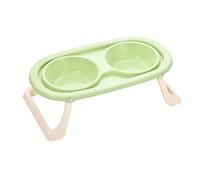 Kitty cuenco de agua para gatos, dispensador de comida para gatos ajustable en altura, agua para mascotas antisalpicaduras con cuenco extraíble, cuencos dobles elevados para perros y gatos, bandeja de