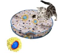 Kitty Fun Gadgets - Dispositivo giratorio para gatos, esfera rodante autopropulsada, juguetes de entretenimiento felino | Accesorio automático para gatos, accesorios de entretenimiento inteligentes