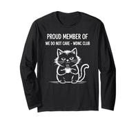Kitty Funny Cat Meme We Do Not Care Club WDNC Cat Manga Larga