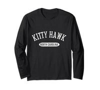 Kitty Hawk Camisa de Estilo clásico Kitty Hawk Carolina del Norte NC Manga Larga