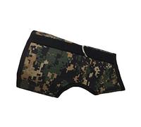 Kitty Holster Arnés para Gatos - Arnés para Caminar para Gatos, Seguro y cómodo, Gancho y Bucle Ultra Fuerte, algodón Transpirable Suave, Fabricado en Estados Unidos, Camuflaje Verde Sherwood, S/M