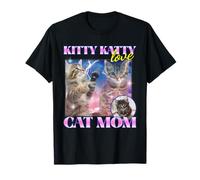 Kitty Katty Love Cat Mom (gráfico Pirata de Gatos) Camiseta