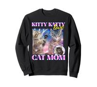 Kitty Katty Love Cat Mom (gráfico Pirata de Gatos) Sudadera