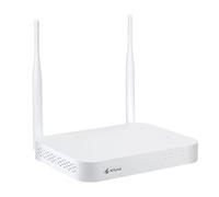 Kittyhok Sistema de seguridad NVR inalámbrico de 10 canales con router WiFi dual, WiFi de largo alcance, altavoz integrado, grabación de movimiento y alertas, soporta hasta 6 TB HDD