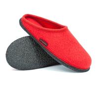 kitz-pichler Pantuflas de fieltro Grainau de lana virgen de oveja sin mulesing, zapatillas hechas a mano de fieltro de lana para hombre y mujer, talla 36-46, zuecos de fieltro con suela de látex de