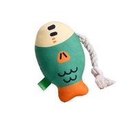 Kitzeit relleno para perros, juguetes de mascotas chirriantes | Plüsch Puffhead Fish Toys Toys Interactive | Desear juguetes para perros libres para el juego de entrenamiento empleado divertido