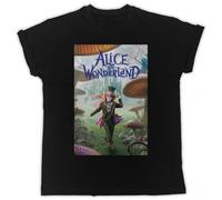 KIU688DXCC Mad Hatter Unisex Ideal Gift Present Black T Shirt