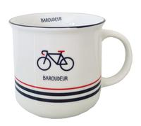 KIUB MUG33G03 - Mug TIMBAL 420 ML + BOTE OUVERTE PARA LUI BARRODEDOR