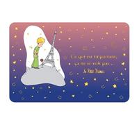 KIUB - Tarjeta postal de Le Petit Prince, Rose y Torre Eiffel (15 x 10 cm)