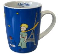 KIUB - Taza redonda de Le Petit Prince à París con su rosa, tamaño mediano, 10,5 cm y 370 ml