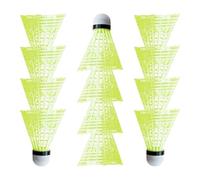 Kiughrrty Volantes de bádminton, entrenamiento resistente al viento, pelotas de bádminton de nailon, para béisbol, sóftbol, bateo, práctica, entrenamiento, principiantes, familia, patio trasero