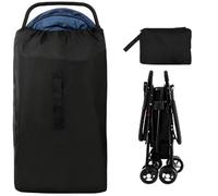 Kiuiom Bolsa de viaje para cochecito, bolsa de viaje para avión, impermeable, organizador de almacenamiento, bolsa de cochecito para puerta de avión, bolsa de almacenamiento para cochecito de bebé