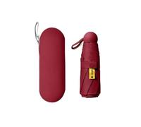 Kiuiom Paraguas de Viaje Plegable,Paraguas de Bolsillo Portátil,Paraguas Compacto Resistente al Viento,6 Costillas Mini Paraguas para Hombre Mujer Protección UV Impermeable Paraguas Plegable