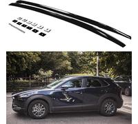 KIUYNHMSI 2Piezas Coche Barras de Techo para Mazda CX-30 2020-2022, Auto Aluminio Portaequipajes Antióxido Anti Robo Accesorios,A/Black