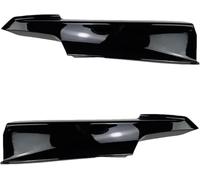 KIUYNHMSI Alerón Delantero del Coche para BMW Serie 3 F30 F31 F35 320i 328i M Sport 2012-2019, Labio para Parachoques Lip Chin Spoiler Protector De Canards De Vehículo Divisor,A/Glossy Black