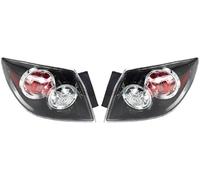 KIUYNHMSI Coche Montaje de Luces traseras para Mazda 3 2004 2005 2006 2007 2008 2009 2010, Luz Antiniebla Trasera Lámpara Freno Señal Giro Automático Piloto Trasero,A/a Pair