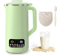 KIUYTQQ Máquina automática para Hacer Leche de Soja con Capacidad para 20 onzas, Fabricada en Acero Inoxidable, con función de Inicio diferido y autolimpieza.