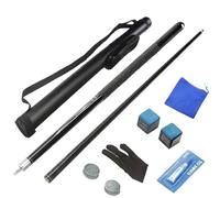 KIUYTQQ Taco de Billar de Fibra de Carbono, Cabeza pequeña, Cabeza Mediana, Cabeza Grande, Taco Profesional Chino de Ocho Bolas, Negro, Ocho, Snooker Americano