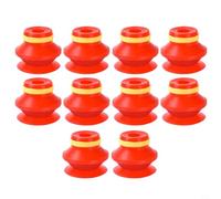Kivivaka 10 unids para VB20 ventosa de vacío, mandril neumático de silicona roja para sistemas manipuladores de robots