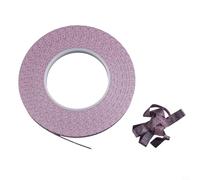 Kivivaka 100 m Negro manchado piel mosca mosca atar tira de goma luminosa cebo material de unión para agua salada ganchos (rosa moteado)