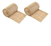 Kivivaka 2 rollos de envoltura protectora de arpillera para tronco de árbol, vendaje anticongelante de yute resistente para protección contra la congelación en invierno, paño de sombra contra el sol y