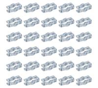 Kivivaka 25 perchas de conducto EMT de acero chapado en zinc con hardware, para abrazaderas de tubería galvanizadas resistentes de 12 a 1 pulgadas, soportes de montaje seguros para sistemas eléctricos