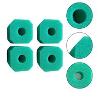 Kivivaka 4 filtros de esponja verde para tubos de elementos compatibles con piscinas V1 y S1, color verde, 4 unidades