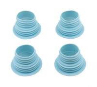 Kivivaka 4 piezas de manguera de drenaje de silicona para lavadora, cubiertas de tuberías de alcantarillado antiolor, drenaje de suelo flexible para accesorios TPR (verde)
