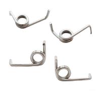 Kivivaka 4pcs Reset Spring for Daiwa for Zillion 1016 1514 1516 1520, Tatula 150/200, Coastal SV TW Fishing Reel Repair Part, Silver Metal 0.8mm Wire (A)