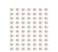 Kivivaka 70 interruptores mecánicos táctiles de 5 pines Ice for Soul White, teclados mecánicos para juegos 303gf inicial, 60 m de vida útil