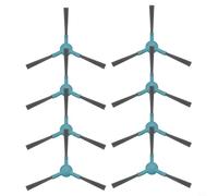 Kivivaka 8 cepillos laterales de robot azul para MOVA E20 Plus, Q8 Max, MS1 Max, M70 Pro