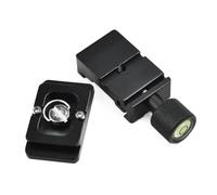 Kivivaka Abrazadera K30 de 30 mm y placa de liberación rápida QR de 14 pulgadas, trípodes Arca Swiss Benro RRS, ligeros para kit de montaje de aluminio CNC
