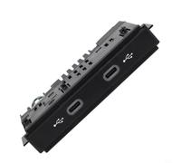 Kivivaka Adaptador de coche para Touran para tiguan MK2 2017-2018 Dual Port 5NA035736 Reemplazo Negro
