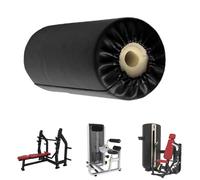 Kivivaka Almohadilla de espuma de repuesto para máquinas de sentarse, para rodillo de esponja duradero con poliuretano fácil de limpiar para superficie para equipos de gimnasio en casa, 20 cm de
