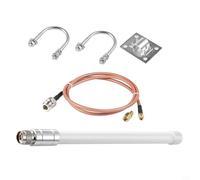 Kivivaka Antena 8dBi 915MHz, fibra de vidrio omnidireccional con conector N macho, para Meshtastic, minero de helio, IoT agrícola