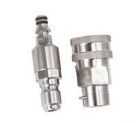 Kivivaka Anti- Adaptador de conexión rápida 3/8 para lavadoras a presión Karcher, para conector de acero inoxidable B)