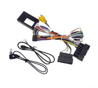 Kivivaka Arnés de cableado de coche para Ford Focus para Edge para ka Transit Custom 16 pines de alimentación con caja de protocolo instalación de unidad principal (cable + caja de protocolo)