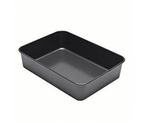 Kivivaka Bandeja de horno sin hornear, 26 x 19 x 6 cm, bandeja de acero al carbono, brownies, pasteles, lasaña, asar verduras, apto para lavavajillas