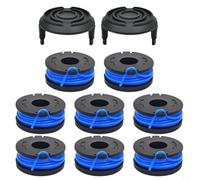 Kivivaka Bobina de repuesto de 10 pies compatible con Bauer 19115C-B 20V, línea de nailon de 2.0 mm para inalámbrico (8+2 piezas)