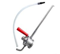 Kivivaka Bomba de tambor de manivela manual rotativa para transferencia de combustible y aceite, capacidad de 55 galones, aluminio ligero para barriles