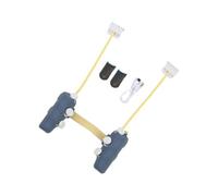 Kivivaka Botones de control de juego para tablet y iPad, disparadores móviles de 6 dedos con material ABS, disparador portátil para PUBG COD, color negro