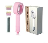 Kivivaka Cabezal de ducha 3 en 1 de alta presión con filtro, pulverizador de mano ABS para agua dura, instalación sin herramientas (rosa)