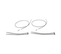 Kivivaka Cable en espiral para soplador de nieve de 2 etapas Murray 1501123MA, para cable de embrague de repuesto resistente para un funcionamiento suave, incluye bridas