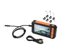 Kivivaka Cámara portátil de inspección de boroscopio de doble lente 1080P, pantalla de 4.3 pulgadas, cámara de serpiente IP67 con LED para reparación de automóviles, comprobación de drenaje de 5 m