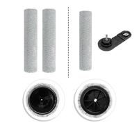 Kivivaka Cepillo de rodillo de repuesto y mango para Roborock serie F25, accesorio de limpieza de alta eficiencia para modelos LT RT ALT A-CE, 2 piezas