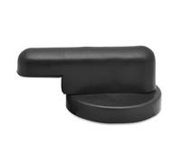 Kivivaka Cerradura de puerta indicadora para baño, inodoro - Estado visual vacante/comprometido (verde/rojo) - Cabeza redonda de 53 mm, se adapta a puertas de 10-20 mm, plástico